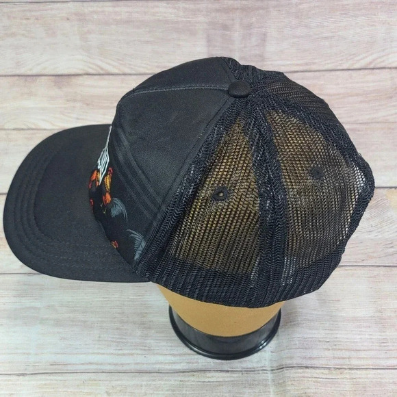 Honolulu Beerworks Rooster Mesh Snapback Trucker Hat Cap Men's One Size Black - Picture 6 of 9